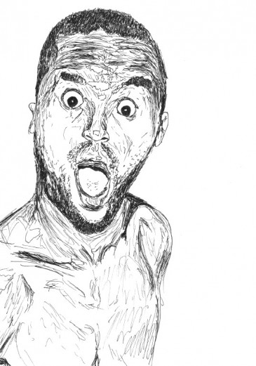 Drawing of a guy that almost looks like Tony Dallas by Jacob Sussmen Drawing of a guy that almost looks like Tony Dallas by Jacob Sussmen
