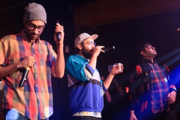 Das Racist, photo by Gerald Deo Das Racist, photo by Gerald Deo