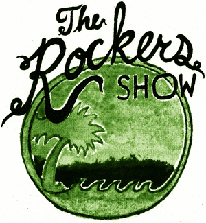 the rockers show - green gold red illustration by Mark Hall-Patch
