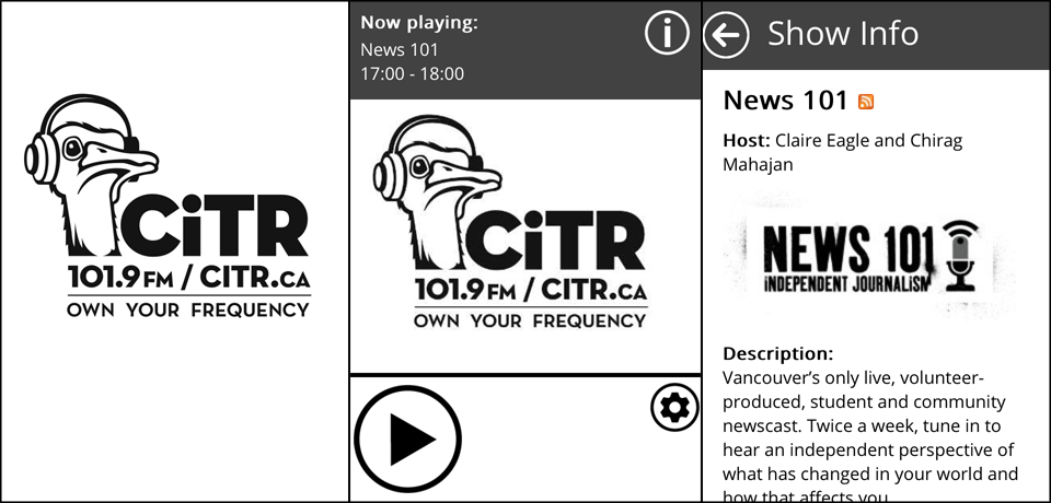 The new CiTR Player