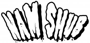 Nam Shub - lettering Michael Shantz lettering Michael Shantz