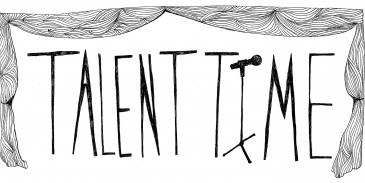 Talent Time - lettering by Dana Kearley lettering by Dana Kearley