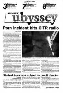 Ubyssey article, Tuesday, August 17, 1999