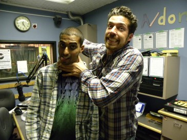 Discorder Radio - Wade and CJ - photo by Laurel Borrowman