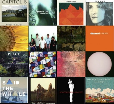 Discorder Staff Picks 2012 collage