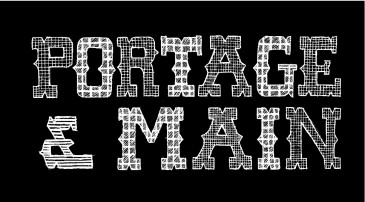 Portage and Main - lettering by Britta Bacchus