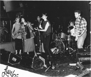 The Dilettantes, 1985, at Luv A Fair | | photo by Stan Kwok