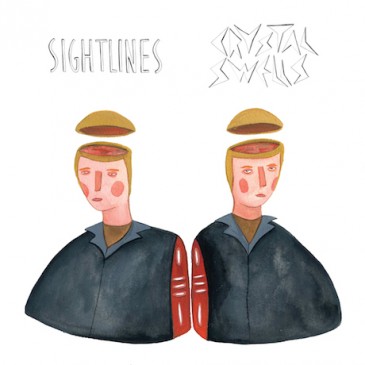 Sightlines/Crystal Swells Split seven-inch album cover