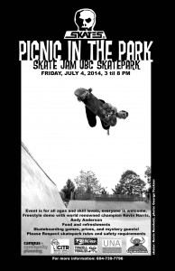 UBC Skate Jam Poster