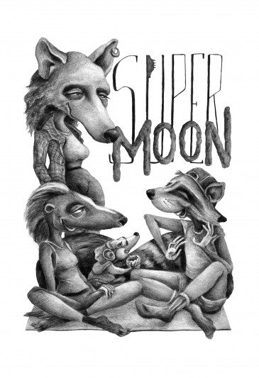 Supermoon || illustrated by Jenna Milstrom