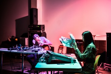 Oren Ambarchi & Crys Cole || Photo by Alisha Weng