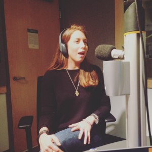 AMS presidential candidate Jenna Omassi in studio